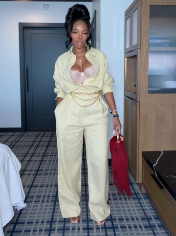 Paperbag Jumpsuit in Washed Linen